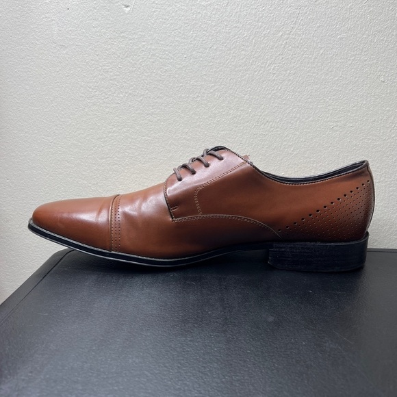 🌹 Kenneth Cole Men's Unlisted Lesson Plan Brown Business Shoes 12 Casual Work - Picture 8 of 13